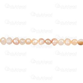 1113-0807-PK - Perle d'Eau Douce Bille Patate 4x4.5-5mm Rose Trou 0.5mm Corde 13po !QUANTITE LIMITEE! 1113-0807-PK,Ross,montreal, quebec, canada, beads, wholesale