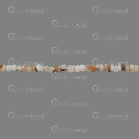 1114-0074-03 - Mother Of Pearl Bead Washer 2X3mm Natural 0.8mm Hole 15in String 1114-0074-03,Beads,Shell,Mother of pearl,montreal, quebec, canada, beads, wholesale