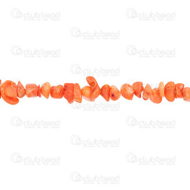 1114-0143-CHIPS - Bille de Corail Morceau App. 6x9mm Rouge Orange Corde de 36 Pouces 1114-0143-CHIPS,Billes,Corail,Morceau,Bille,Naturel,Corail,App. 6x9mm,Forme complexe,Morceau,Rouge,Red Orange,Chine,Corde de 36 Pouces,montreal, quebec, canada, beads, wholesale
