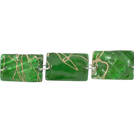 1114-0180-19 - Lake Shell Bead Rectangle 20X30MM Emerald 2 Holes 10pcs 1114-0180-19,Clearance by Category,Organic,Rectangle,Bead,Natural,Lake Shell,20X30MM,Rectangle,Emerald,2 Holes,China,10pcs,montreal, quebec, canada, beads, wholesale
