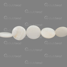 A-1114-0733 - Lake Shell Bead Coin 13MM Natural 16'' String A-1114-0733,Beads,Shell,Lake shell,Coin,Bead,Natural,Lake Shell,15MM,Round,Coin,0,Natural,China,Dollar Bead,montreal, quebec, canada, beads, wholesale