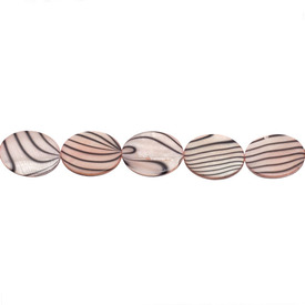 *1114-1105-11 - Fresh Water Shell Bead Flat Oval With Stripes 20X30MM Light Pink 16'' String *1114-1105-11,Beads,Shell,Animal Pattern,Bead,Natural,Fresh Water Shell,20X30MM,Flat Oval,With Stripes,Pink,Pink,Light,China,Dollar Bead,montreal, quebec, canada, beads, wholesale