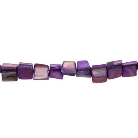 *1114-1504-03 - Lake Shell Bead Free Form 8MM Purple 14'' String *1114-1504-03,montreal, quebec, canada, beads, wholesale