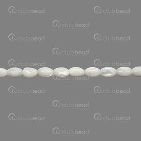 1114-240112-09 - Mother Of Pearl Bead Oval App. 6x9mm White 1mm Hole 15.5'' String (app40pcs) 1114-240112-09,Beads,Oval,Bead,Natural,Mother Of Pearl,App. 6x9mm,Round,Oval,White,Natural,1mm Hole,China,15.5'' String (app40pcs),montreal, quebec, canada, beads, wholesale