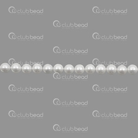 1114-5801-0601 - Shell Pearl Bead Stellaris Round 6mm White 15.5'' String (app65pcs) 1114-5801-0601,Perles pendentif,Shell Pearl,Bead,Stellaris,Natural,Shell Pearl,6mm,Round,Round,White,White,China,15.5'' String (app65pcs),montreal, quebec, canada, beads, wholesale