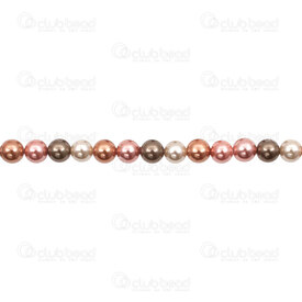 1114-5801-0613 - Shell Pearl Bead Stellaris Round 6mm Brown/Forest Green 15.5'' String (app65pcs) 1114-5801-0613,coq,Shell Pearl,Bead,Stellaris,Natural,Shell Pearl,6mm,Round,Round,Mix,Brown/Forest Green,China,15.5'' String (app65pcs),montreal, quebec, canada, beads, wholesale