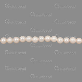 1114-5801-06S5 - Shell Pearl Bead Stellaris Round 6mm Pink Stardust 0.5mm hole 0.8mm hole 15in String (app65pcs) 1114-5801-06S5,perl,montreal, quebec, canada, beads, wholesale