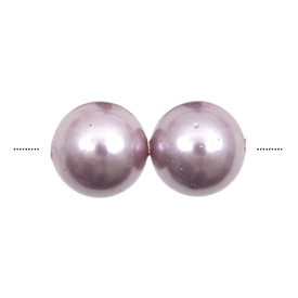 1114-5801-09 - Shell Pearl Bead Stellaris Round 4MM Light Amethyst 50pcs 1114-5801-09,montreal, quebec, canada, beads, wholesale