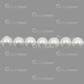 1114-5801-1001 - Bille Perle de Coquillage Stellaris Rond 10mm Blanc Corde 15,5 Pouces (env39pcs) 1114-5801-1001,Coquillage,10mm,Bille,Stellaris,Naturel,Shell Pearl,10mm,Rond,Rond,Blanc,Blanc,Chine,15.5'' String (app39pcs),montreal, quebec, canada, beads, wholesale