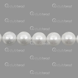 1114-5801-1201 - Shell Pearl Bead Stellaris Round 12mm White 15.5'' String (app33pcs) 1114-5801-1201,Round,12mm,Bead,Stellaris,Natural,Shell Pearl,12mm,Round,Round,White,White,China,15.5'' String (app33pcs),montreal, quebec, canada, beads, wholesale