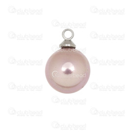 1114-5806-1005 - Shell Pearl Pendant Stellaris Round With Peg Bail Cap 10mm Pink 10pcs 1114-5806-1005,Beads,Shell,Stellaris Pearls,10pcs,Pendant,Stellaris,Natural,Shell Pearl,10mm,Round,Round,With Peg Bail Cap,Pink,Pink,montreal, quebec, canada, beads, wholesale