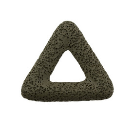 *1115-7924-09 - Volcanic Stone Pendant Triangle Donut 50MM Dark Green No Hole 1pc *1115-7924-09,Clearance by Category,Semi-Precious Stones,Triangle,Pendant,Volcanic Stone,50MM,Triangle,Triangle,Donut,Green,Green,Dark,No Hole,China,montreal, quebec, canada, beads, wholesale