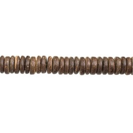 *1116-0205-BRN - Coconut Bead Pukalet 15MM Brown 16'' String *1116-0205-BRN,Clearance by Category,Organic,Pukalet,Bead,Wood,Coconut,15MM,Round,Pukalet,Brown,Brown,China,16'' String,montreal, quebec, canada, beads, wholesale