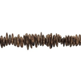 *1116-0207-BRN - Coconut Bead Free Form Brown 16'' String *1116-0207-BRN,Clearance by Category,Organic,Bead,Wood,Coconut,Free Form,Free Form,Brown,Brown,China,16'' String,montreal, quebec, canada, beads, wholesale