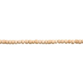 1116-0211-NAT - Coconut Bead Pukalet 4-5MM Natural 16'' String 1116-0211-NAT,montreal, quebec, canada, beads, wholesale