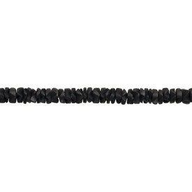 *1116-0215-BLK - Coconut Bead Flower 8MM Black 16'' String *1116-0215-BLK,Bead,Wood,Coconut,8MM,Flower,Flower,Black,Black,China,16'' String,montreal, quebec, canada, beads, wholesale