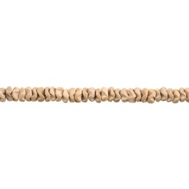 *1116-0215-NAT - Coconut Bead Flower 8MM Natural 16'' String *1116-0215-NAT,Beads,Nuts,Coconut,Flower,Bead,Wood,Coconut,8MM,Flower,Flower,Natural,China,16'' String,montreal, quebec, canada, beads, wholesale