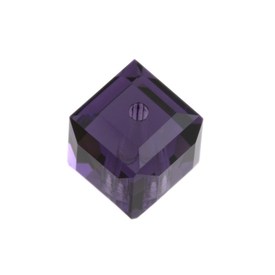 *5601-4MM-277 - Swarovski Bead Cube 5601 4MM Purple Velvet 277 12pcs Austria *5601-4MM-277,Swarovski Clearance,1120-09123,Swarovski,Bead,Glass,Imitation Glass Stone,4mm,Square,Cube,5601,Mauve,Purple,Velvet,277,montreal, quebec, canada, beads, wholesale