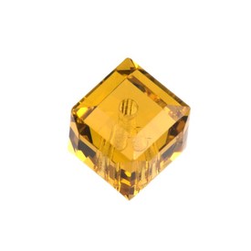 *5601-6MM-203 - Swarovski Bead Cube 5601 6MM Topaz 203 12pcs Austria *5601-6MM-203,Swarovski Clearance,1120-1008,Swarovski,Bead,Glass,Imitation Glass Stone,6mm,Square,Cube,5601,Brown,Topaz,203,Austria,montreal, quebec, canada, beads, wholesale