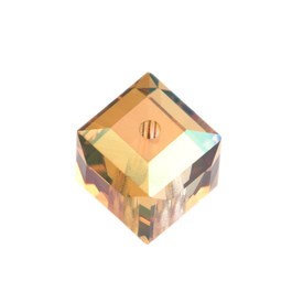 *5601-8MM-001COP - Swarovski Bead Cube 5601 8MM Crystal Copper 001 COP 12pcs Austria *5601-8MM-001COP,Swarovski Clearance,1120-11124,Swarovski,Bead,Glass,Imitation Glass Stone,8MM,Square,Cube,5601,Brown,Crystal,Copper,001,montreal, quebec, canada, beads, wholesale