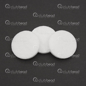 1413-14127-01 - Felt Pad for Essential Oil Diffuser Round 23mm White 11pcs 1413-14127-01,Pendants,Lockets,Essential Oil Diffuser Locket,Felt pads,Pad,for Essential Oil Diffuser,Textile,Felt,23MM,Round,Round,White,China,11pcs,montreal, quebec, canada, beads, wholesale