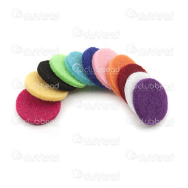 *1413-14127 - Felt Pad for Essential Oil Diffuser Round 23mm Assorted Color 11pcs *1413-14127,Pad,for Essential Oil Diffuser,Textile,Felt,23MM,Round,Round,Mix,Assorted Color,China,11pcs,montreal, quebec, canada, beads, wholesale