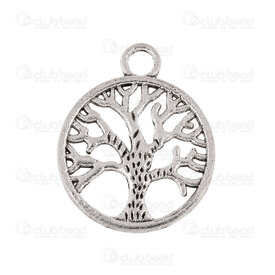 1413-1516-13 - Metal Pendant Life of Tree 24MM Antique Nickel 10pcs 1413-1516-13,pendenti,10pcs,Metal,Life of Tree,Pendant,Metal,24MM,Life of Tree,Antique Nickel,10pcs,montreal, quebec, canada, beads, wholesale