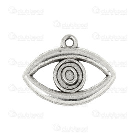 1413-1516-131 - Metal Pendant Eye 16.5x21mm Antique Nickel 20pcs 1413-1516-131,Pendants,20pcs,Antique Nickel,Pendant,Metal,16.5x21mm,Eye,Antique Nickel,20pcs,montreal, quebec, canada, beads, wholesale