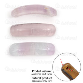 1413-1626-L385 - Pierre Fine Naturelle Lien Rectangle Fluorite 36-38x8-10x7mm Trou 1mm 3pcs 1413-1626-L385,Fluorite,montreal, quebec, canada, beads, wholesale