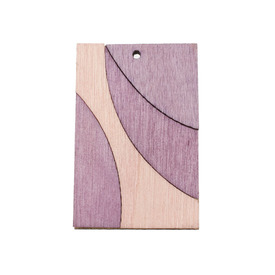*DB-1413-1700-03 - Wood Pendant Painted Rectangle 27X40MM Purple/Burgundy/Pink 10pcs *DB-1413-1700-03,10pcs,Pendant,Painted,Wood,Wood,27X40MM,Rectangle,Purple/Burgundy/Pink,China,Dollar Bead,10pcs,montreal, quebec, canada, beads, wholesale