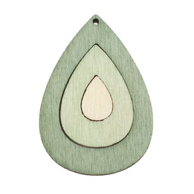 *DB-1413-1703-05 - Wood Pendant Painted Drop 5X35MM Green Mix 10pcs *DB-1413-1703-05,Dollar Bead - Wood,Pendant,Painted,Wood,Wood,5X35MM,Drop,Drop,Mix,Green,China,Dollar Bead,10pcs,montreal, quebec, canada, beads, wholesale
