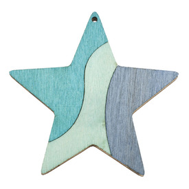 *DB-1413-1704-01 - Wood Pendant Painted Star 55MM Blue Mix 10pcs *DB-1413-1704-01,Pendant,Painted,Wood,Wood,55MM,Star,Star,Mix,Blue,China,Dollar Bead,10pcs,montreal, quebec, canada, beads, wholesale