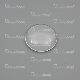 1413-2009-CAB01 - Glass Cabochon Round 25MM Clear 5pcs 1413-2009-CAB01,5pcs,Glass,Cabochon,Glass,Glass,25MM,Round,Round,Colorless,Clear,China,5pcs,montreal, quebec, canada, beads, wholesale