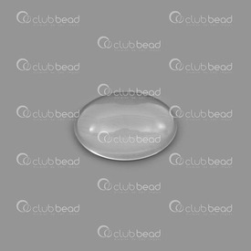 1413-2013-CAB01 - Glass Cabochon Oval 14x9.6x4mm Clear 20pcs 1413-2013-CAB01,20pcs,Glass,Cabochon,Glass,Glass,14x10x3.5mm,Oval,Oval,Colorless,Clear,China,20pcs,montreal, quebec, canada, beads, wholesale