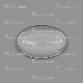 1413-2014-CAB01 - Glass Cabochon Oval 30x19.5mm Clear 10pcs 1413-2014-CAB01,Cabochons,10pcs,Glass,Cabochon,Glass,Glass,30x19.5mm,Oval,Oval,Colorless,Clear,China,10pcs,montreal, quebec, canada, beads, wholesale