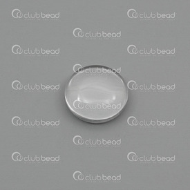 1413-2019-CAB01 - Glass Cabochon Round 16mm Clear 20pcs 1413-2019-CAB01,Cabochons,Glass,Round,Cabochon,Glass,Glass,16MM,Round,Round,Colorless,Clear,China,20pcs,montreal, quebec, canada, beads, wholesale