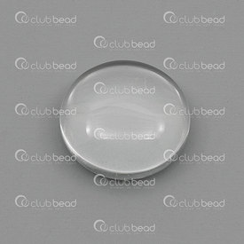1413-2051-CAB01 - Glass Cabochon Round 30mm Clear 5pcs 1413-2051-CAB01,Cabochons,Glass,Round,Cabochon,Glass,Glass,30MM,Round,Round,Colorless,Clear,China,5pcs,montreal, quebec, canada, beads, wholesale