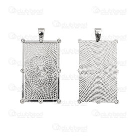 1413-2053-WH - Metal Bezel Cup Pendant Rectangle 20x36mm Antique Nickel Nickel Free 5pcs 1413-2053-WH,Findings,5pcs,Bezel Cup Pendant,Metal,Bezel Cup Pendant,Rectangle,20X36MM,Grey,Antique Nickel,Metal,Nickel Free,5pcs,China,montreal, quebec, canada, beads, wholesale