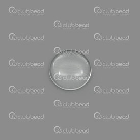 1413-2058-CAB01 - Glass Cabochon Round 15mm Clear 20pcs 1413-2058-CAB01,Cabochons,Glass,Round,Cabochon,Glass,Glass,15MM,Round,Round,Colorless,Clear,China,20pcs,montreal, quebec, canada, beads, wholesale