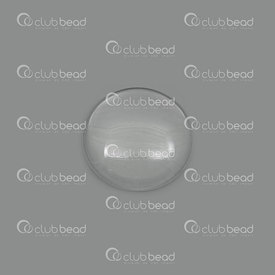 1413-2059-CAB01 - Glass Cabochon Round 27mm Clear 5pcs 1413-2059-CAB01,Cabochons,Cabochon,Glass,Glass,20MM,Round,Round,Colorless,Clear,China,5pcs,montreal, quebec, canada, beads, wholesale