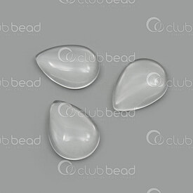 1413-2082-CAB01 - Glass Cabochon Drop Dome 4.5mm 13x18mm Clear 10pcs 1413-2082-CAB01,Cabochons,Cabochon,Glass,Glass,13X18MM,Drop,Drop,Dome 4.5mm,Colorless,Clear,China,10pcs,montreal, quebec, canada, beads, wholesale