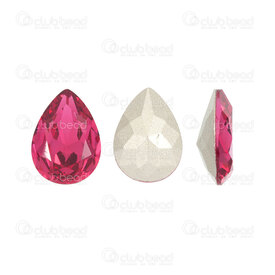 1413-3003 - Chaton Crystal Drop 18x13x7mm Magenta 1pc OFF PRICE POLICY 1413-3003,Chatons,Crystal,montreal, quebec, canada, beads, wholesale