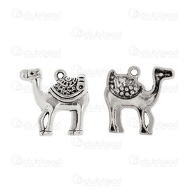 1413-5010-13 - Animal Metal Pendant Camel 23x23x4mm 2mm ring Nickel 10pcs 1413-5010-13,1413-5,montreal, quebec, canada, beads, wholesale