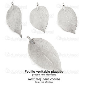 1413-5011-01 - Metal Pendant Hard Coated Real Leaf Assorted Appearance App. 69x34mm Nickel 1pc 1413-5011-01,Pendants,Metal,1pc,Pendant,Hard Coated Real Leaf,Metal,Metal,App. 69x34mm,Leaf,Assorted Appearance,Grey,Nickel,China,1pc,montreal, quebec, canada, beads, wholesale