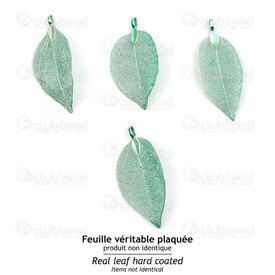 1413-5011-01MGR - Metal Pendant Hard Coated Real Leaf Assorted Appearance App. 69x34mm Mint 1pc 1413-5011-01MGR,Pendants,1pc,Pendant,Hard Coated Real Leaf,Metal,Metal,App. 69x34mm,Leaf,Assorted Appearance,Green,Mint,China,1pc,montreal, quebec, canada, beads, wholesale