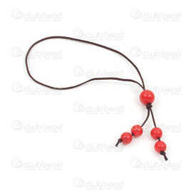 1413-5012-09 - Cinnabar bead pendant (mala end) 6mm and 8mm Red 10pcs 1413-5012-09,montreal, quebec, canada, beads, wholesale