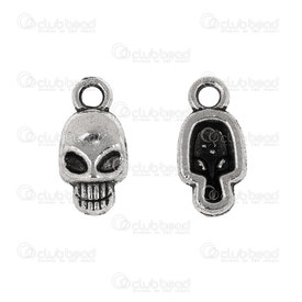 1413-5155 - Metal charm skull 11.5x7.5mm nickel 30pcs 1413-5155,Charms,montreal, quebec, canada, beads, wholesale