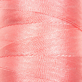 1601-0231-0.509 - Polyester Beading Thread 0.50mm Light Pink 480m Spool 1601-0231-0.509,0.50mm,Polyester,Beading,Thread,0.50mm,Pink,Light,480m Spool,China,montreal, quebec, canada, beads, wholesale