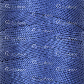 1601-0231-05 - Polyester Beading Thread 1mm Blue 230m Spool 1601-0231-05,elastique,230m Spool,Polyester,Beading,Thread,1mm,Blue,230m Spool,China,montreal, quebec, canada, beads, wholesale