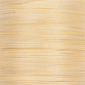 1601-0232-0.503 - Kint Polyester Waxed Thread 6 Strands 0.55mm Cream Ideal for leather 35m Spool 1601-0232-0.503,Weaving,Threads,Polyester,Waxed,Thread,6 Strands,0.55mm,Cream,35m Spool,China,Kint,Ideal for leather,montreal, quebec, canada, beads, wholesale